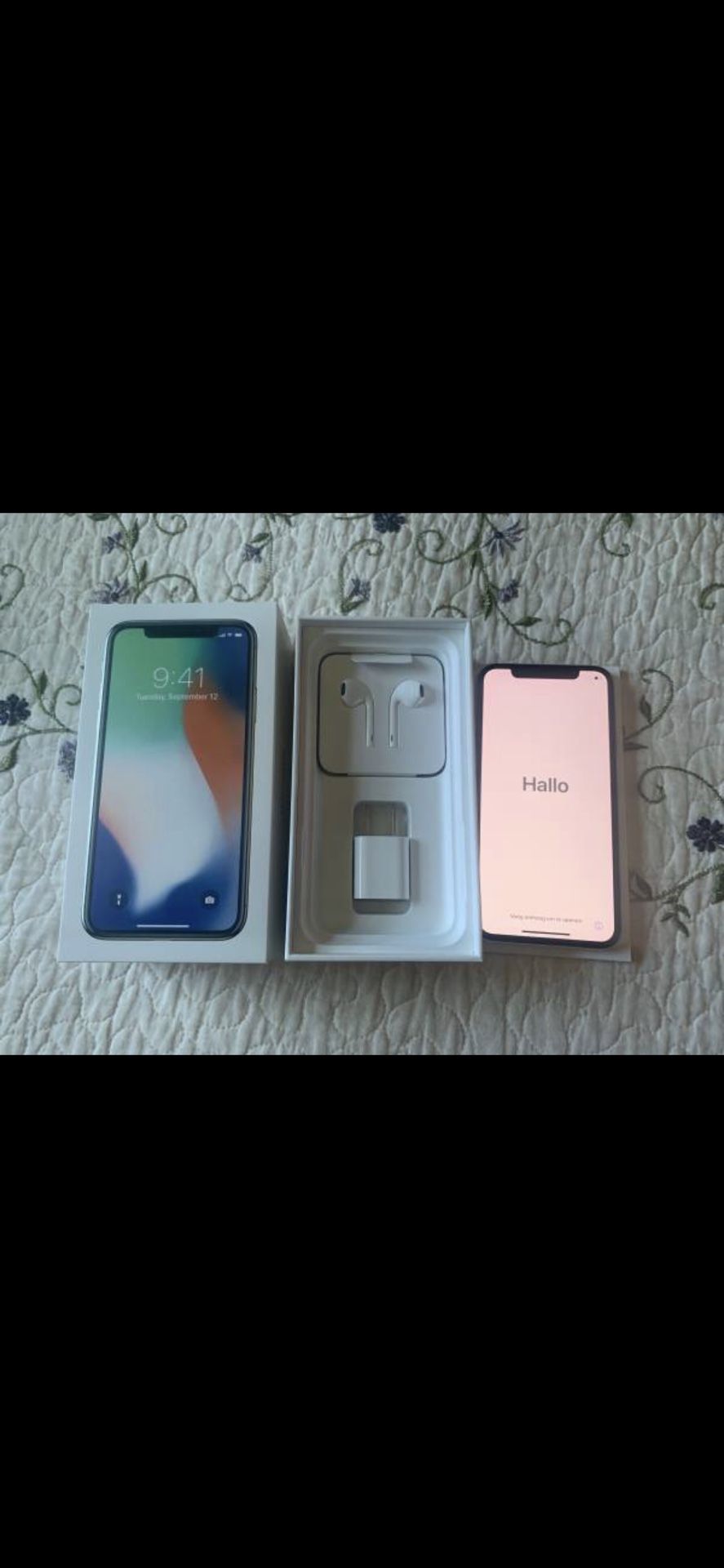 iPhone X silver