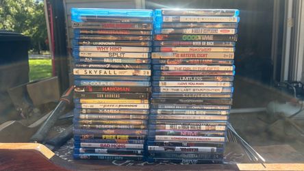 Large Lot of Blu-ray Movies
