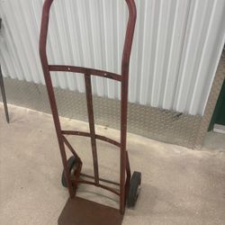Sears craftsman solid iron small hand truck .. 46 “ high. $60