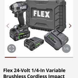 Flex 24V 1/4 Impact Driver 