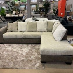 L Shaped Sectional Financing Available By ASHLEY 