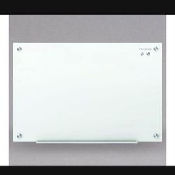 36in X48in Quartet G4836W Infinity 36" x 48" Frameless Magnetic White Glass Markerboard