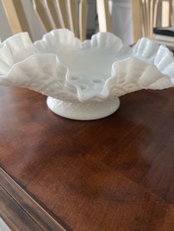 Fenton Milk Glass Epergne