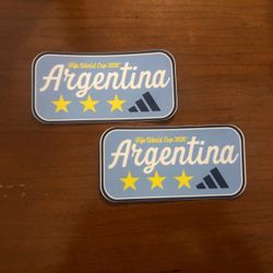Adidas FIFA World Cup 2026 Soccer Official Sticker Pack Argentina Football Messi- Set of 2
