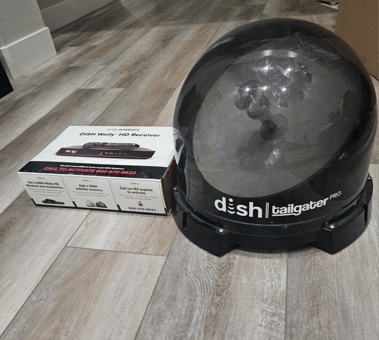 DISH SATELLITE Wally Tailgator Antenna And Receiver