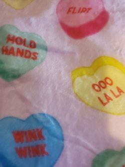 Pink Sweet Tart Hearts 💕 Blanket