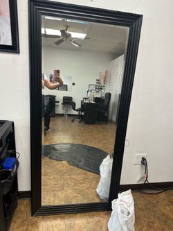 Full Body mirror in (  Black Frame )
