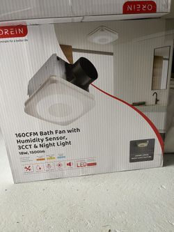 Bathroom Exhaust Fan with Light