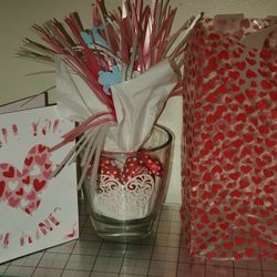 Valentines Cup N Card Set
