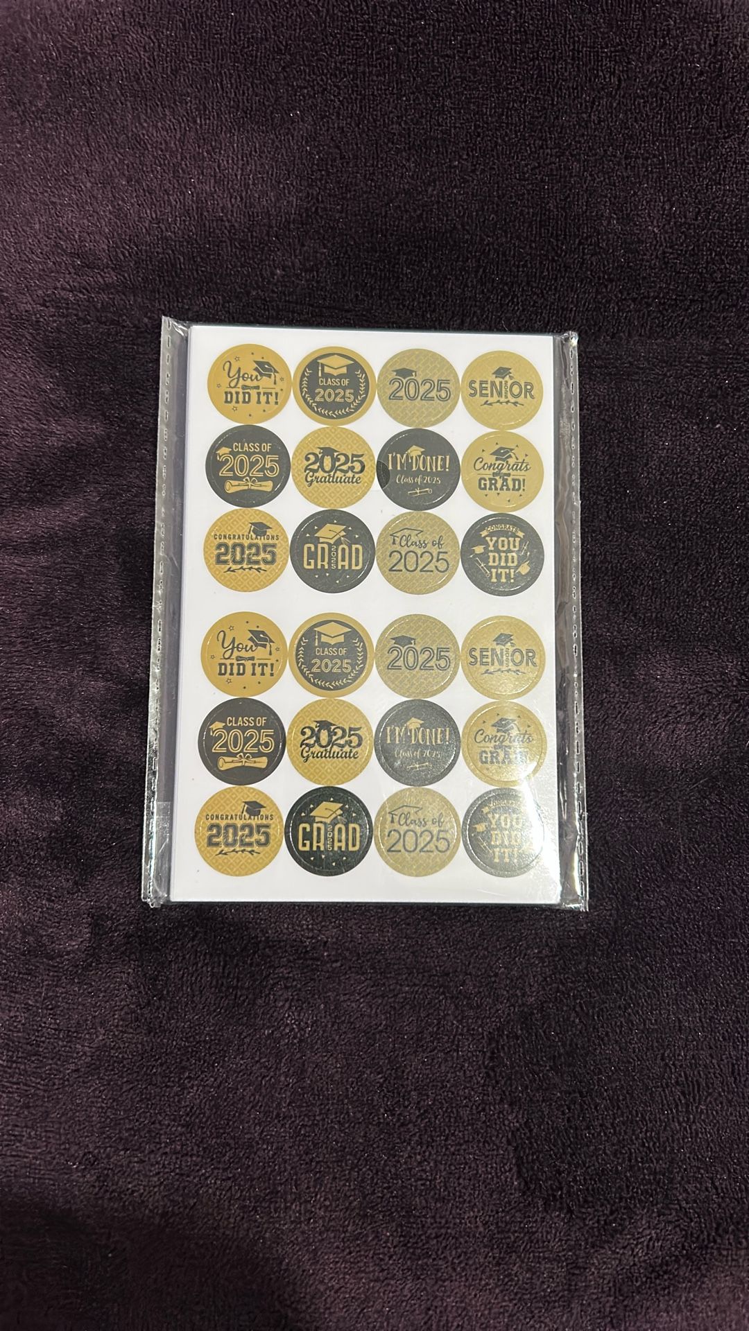 Graduation Candy Stickers