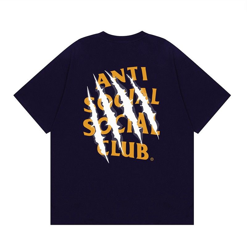 Mens Black Anti Social Social Club Cotton T Shirt