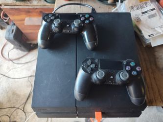 PS4 W/ Two Controllers And A Samsung TV