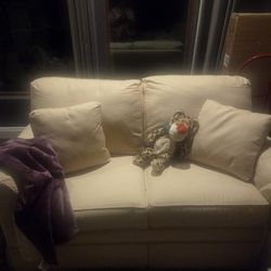 Cream Color Ethan Allen Loveseat