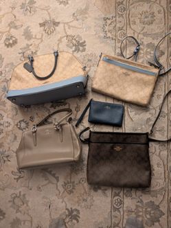 Coach purses. Make offer. Trades welcome. Nike Air Max  11 and a half mens music stuff.  Or anything