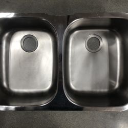 Under Mount Stainless Steel Sink (Equal Bowl)-18G
