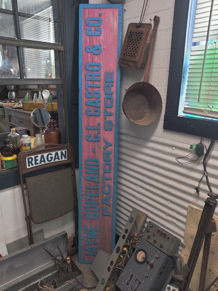 Nice Antique Storefront Sign 
