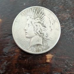 1923 Peace Dollar San Fran mint 90% Silver