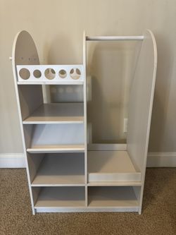 Princess Closet Play Station – Vanity + Storage + Dress-Up Fun!