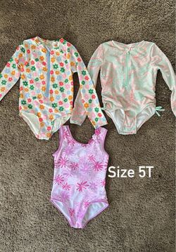 Toddler girl bathing suit bundle lot size 5T