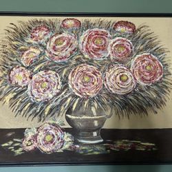 Canvas Flower Picture 
