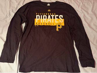 Pittsburgh Pirates MLB Majestic Long-Sleeved Shirt; Men’s L