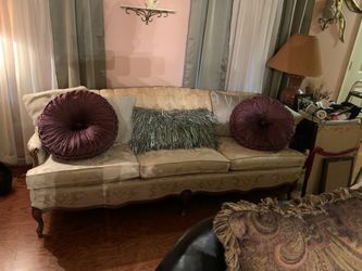 Mini antique couch with chair