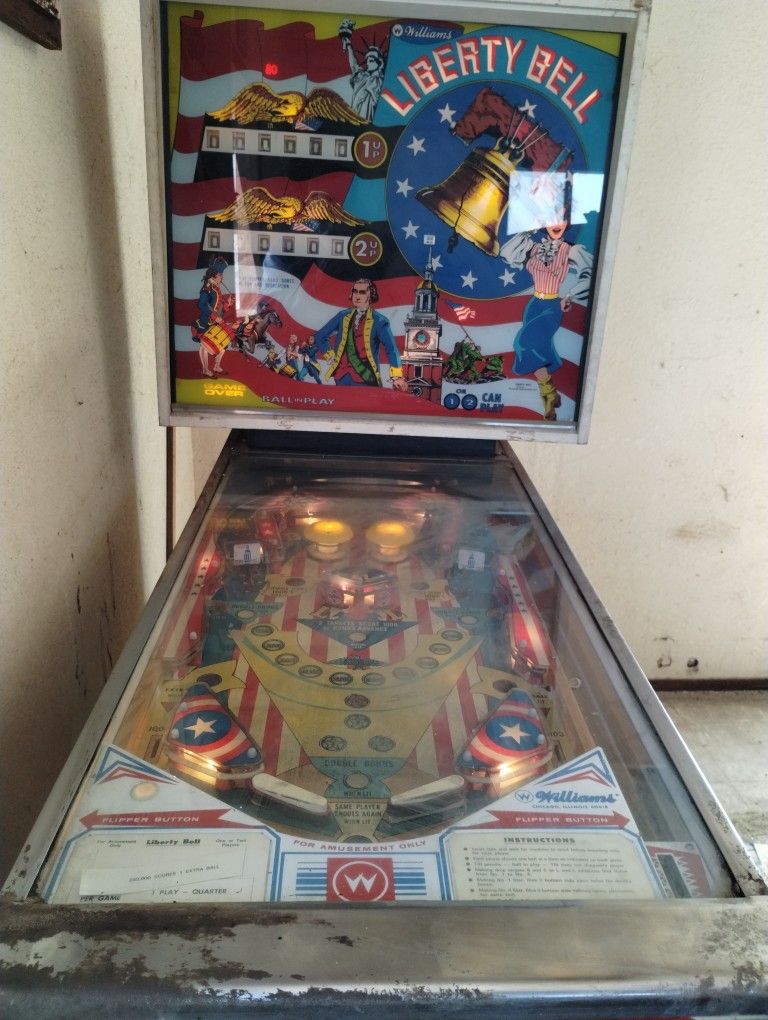 Liberty Bell Pinball Machine