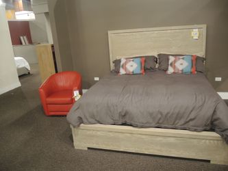 Legacy Classic Westwood King Panel Bed - Weathered Whitewash | Headboard