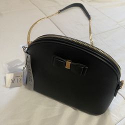 Cute Black Bow Cross Body Shoulder Bag
