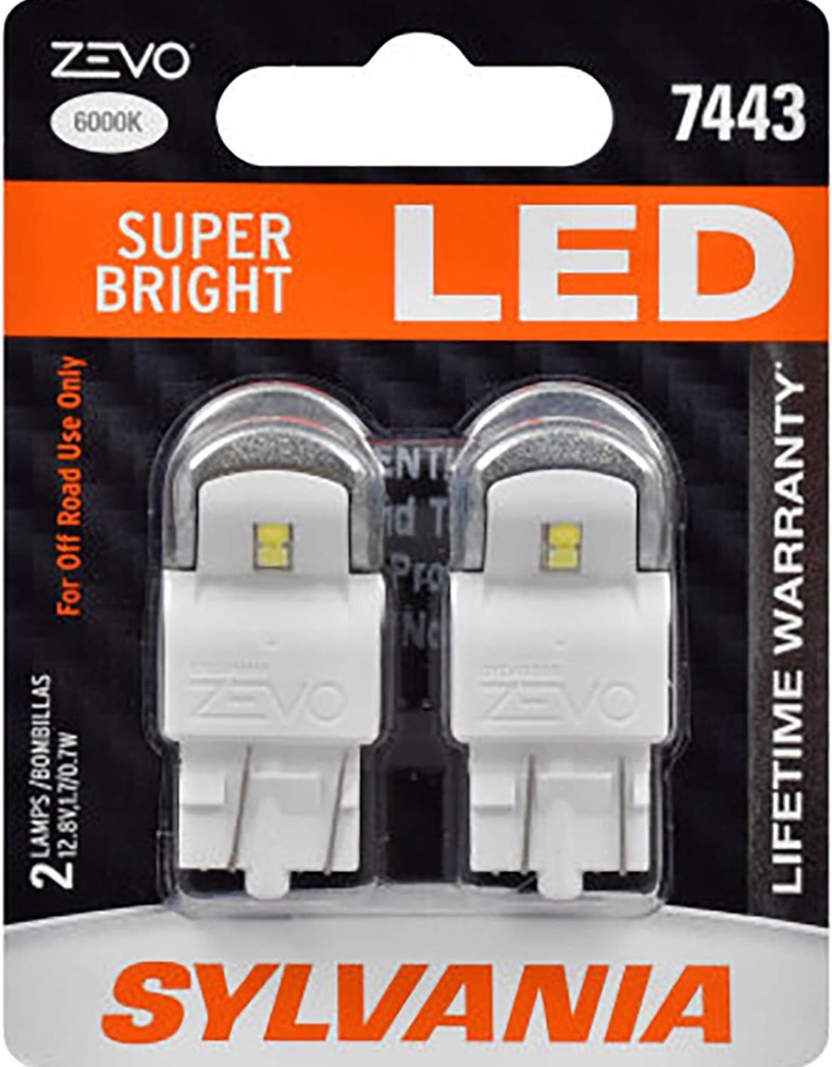 Sylvania Zevo Super Bright LED 7443 White