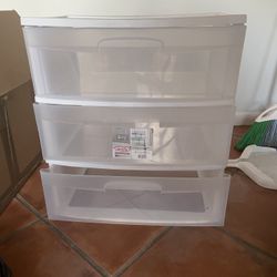 Plastic Storage Drawers 