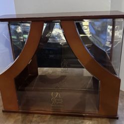 Crown Royal Ltd Special Reserve Wooden Acrylic Mirrored Display Case / Lid