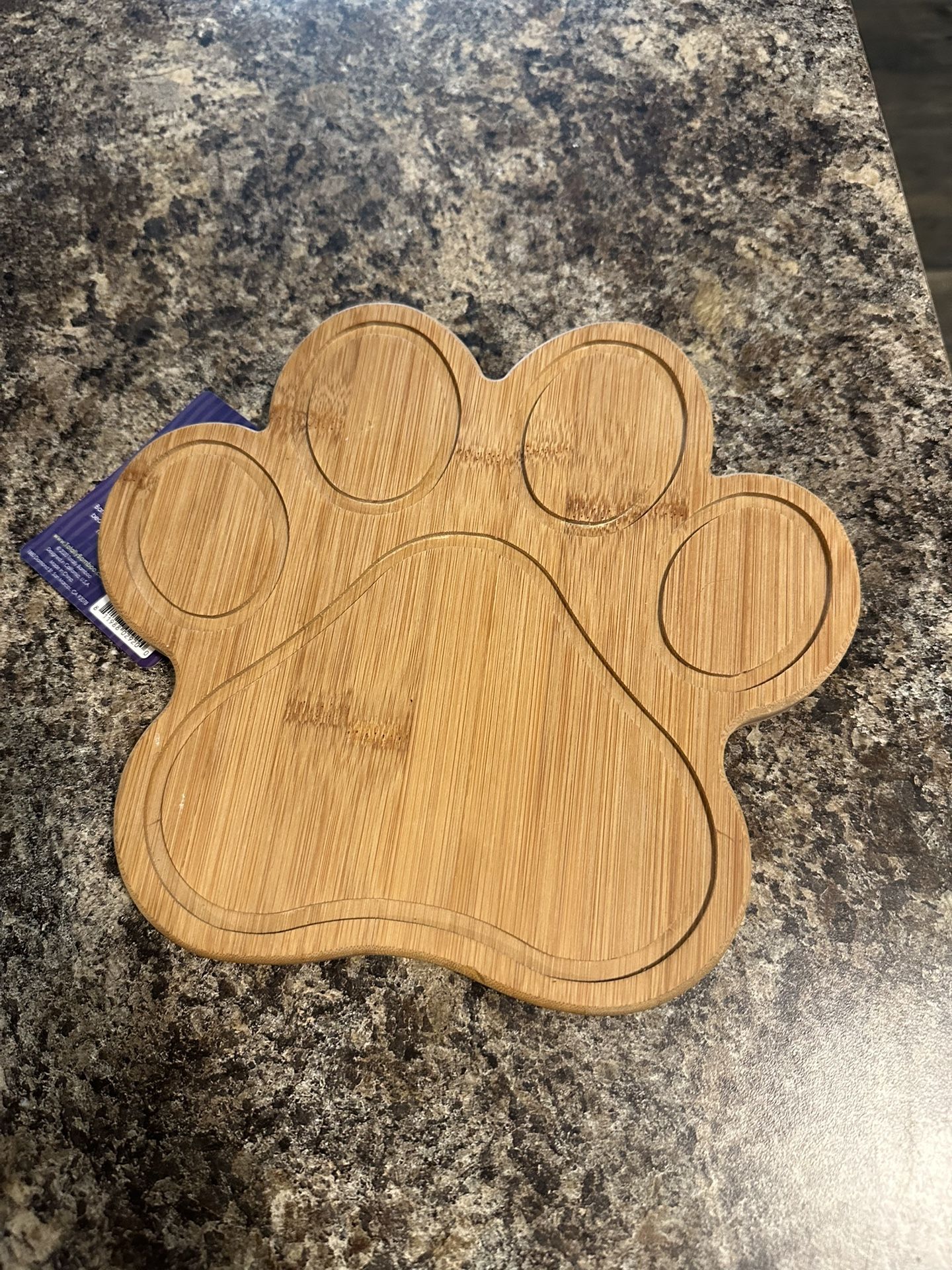 Paw Print Cheese Board
