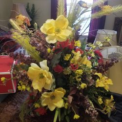 Beautiful artificial flowers
