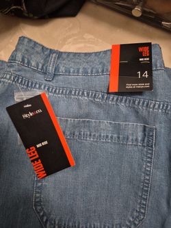 New with tags Style & Co size 14 wide leg jeans