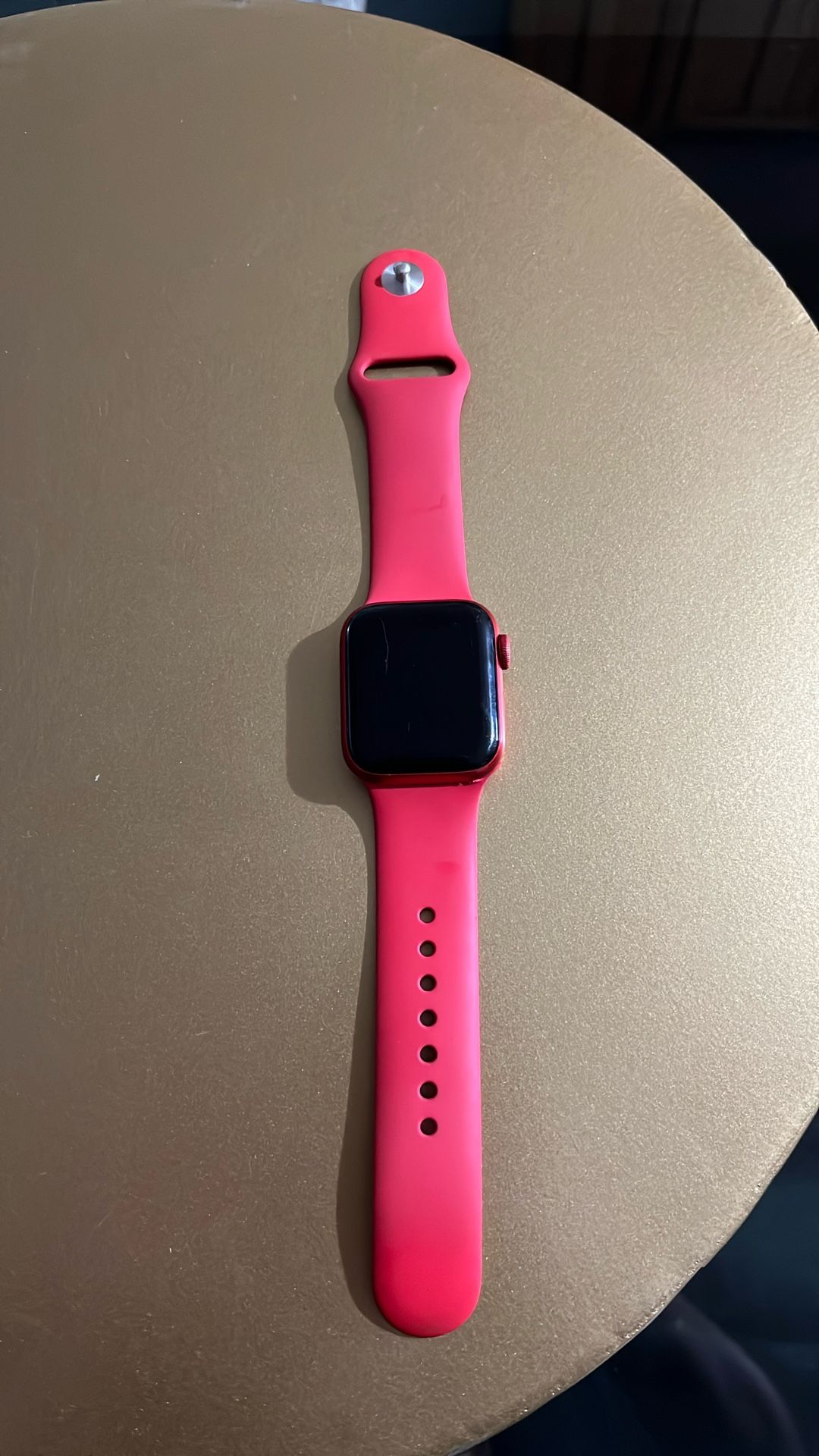 red Apple Watch 6