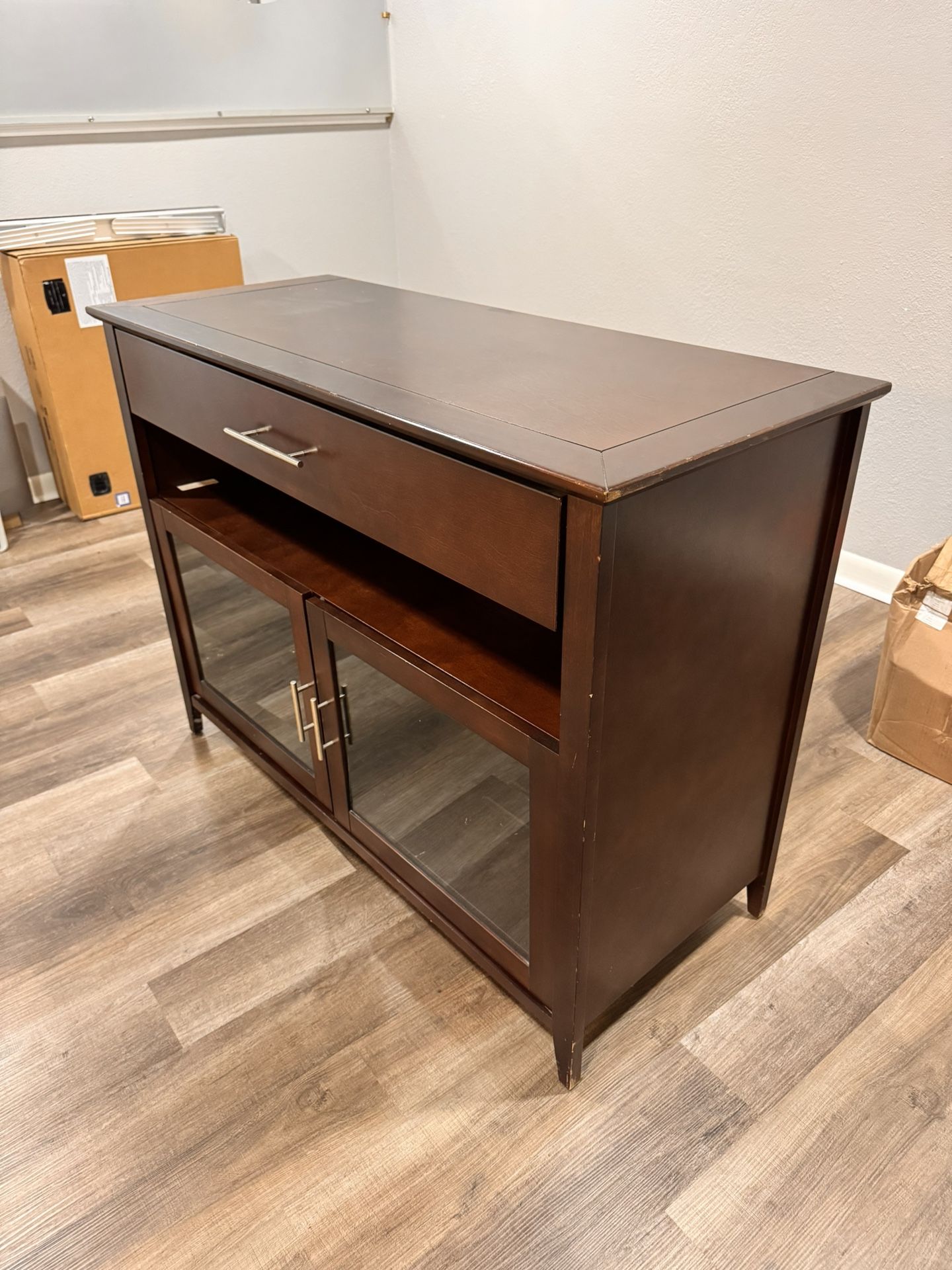 Storage Credenza And China Cabinet