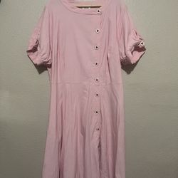 Unique Vintage Pink Dress 3XL