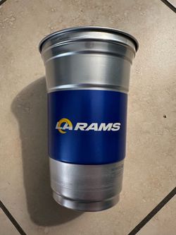 LA Rams Football NFL - Aluminum Cup - Brand New