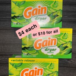 Gain Dryer Sheets 