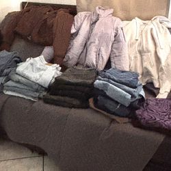 L/XL Women’s Jeans, Blouses And Jackets 