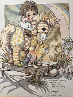 Vintage Signed Print - J Bergsma