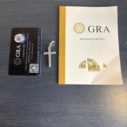 Moissanite Cross Pendant