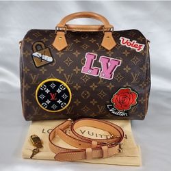 Authentic Louis Vuitton Speedy 30 Bandoliere Limited Edition