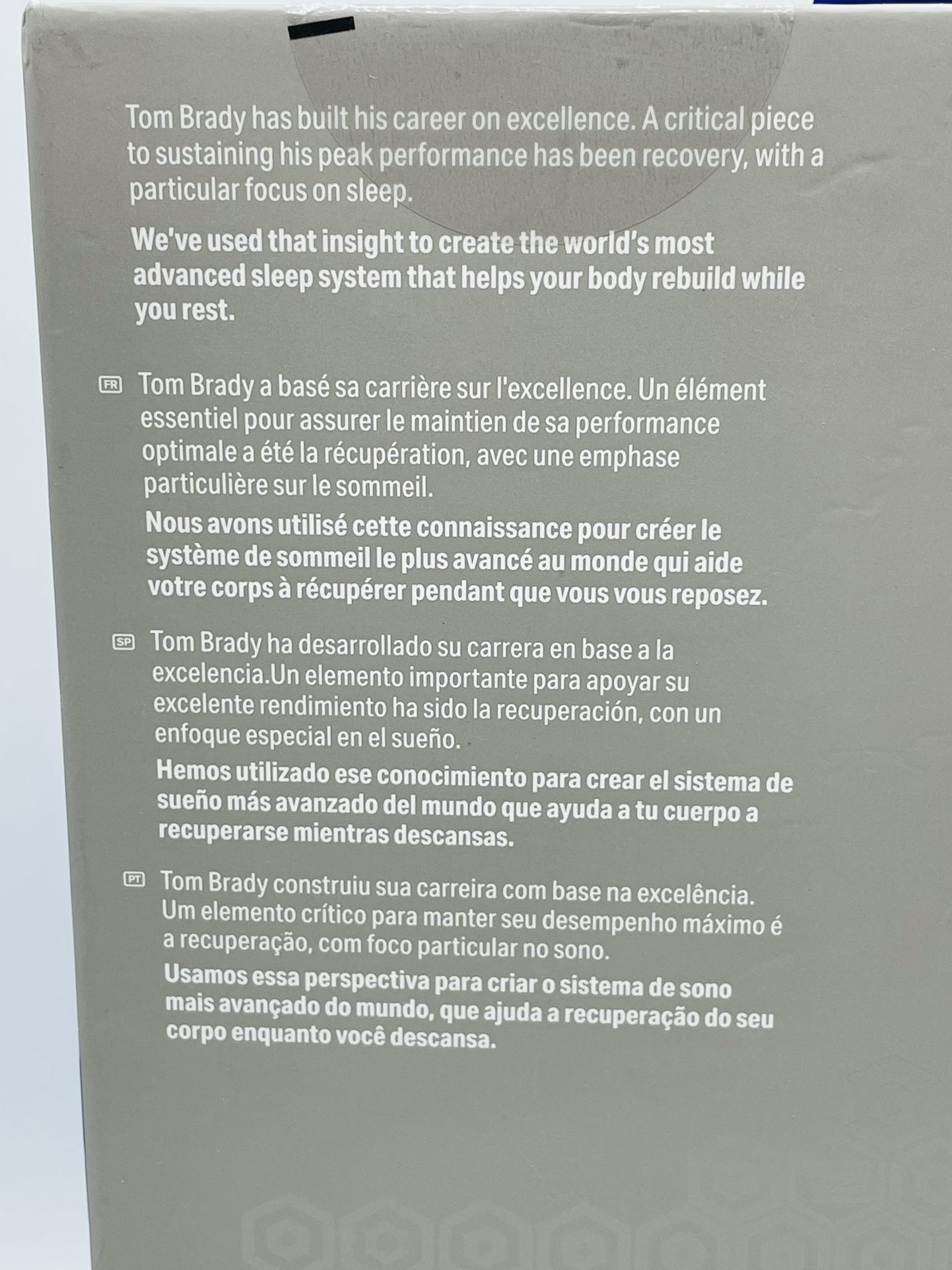 UNDER ARMOUR Athlete Recovery TOM BRADY Bedding Set Size Full