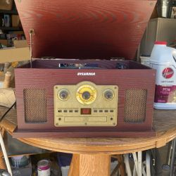 Record Player Cassette Cd