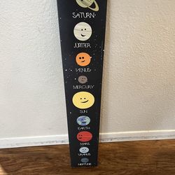 Kids planets wall decor