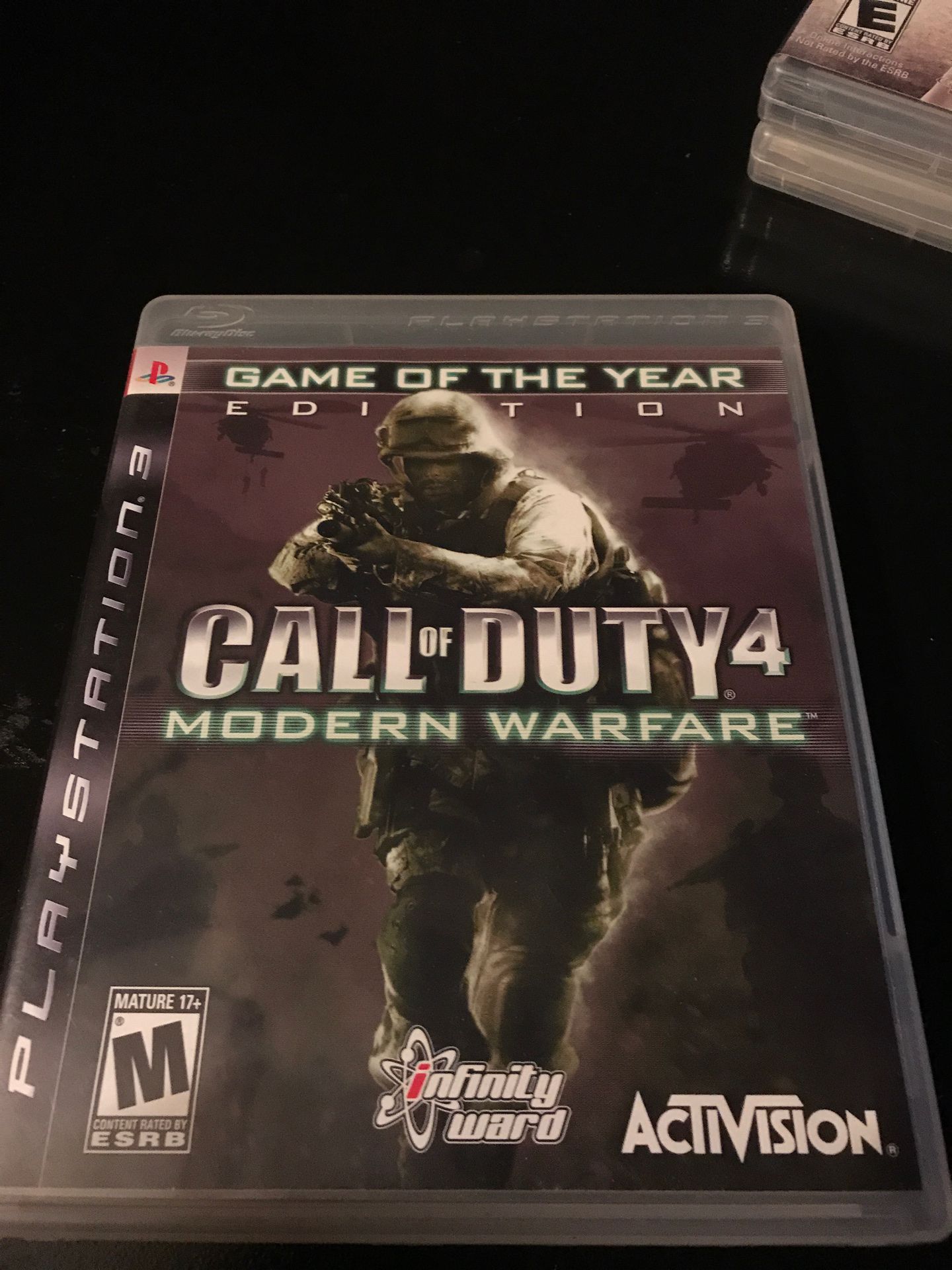 PS3 COD 4 call of duty game of year edition