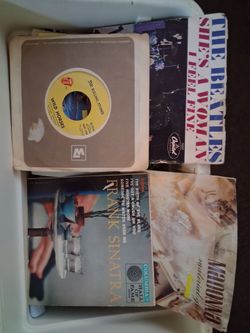 45 rpm vinyl records. 180 record lot