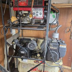 Ingersoll Compressor And Honda Generator 